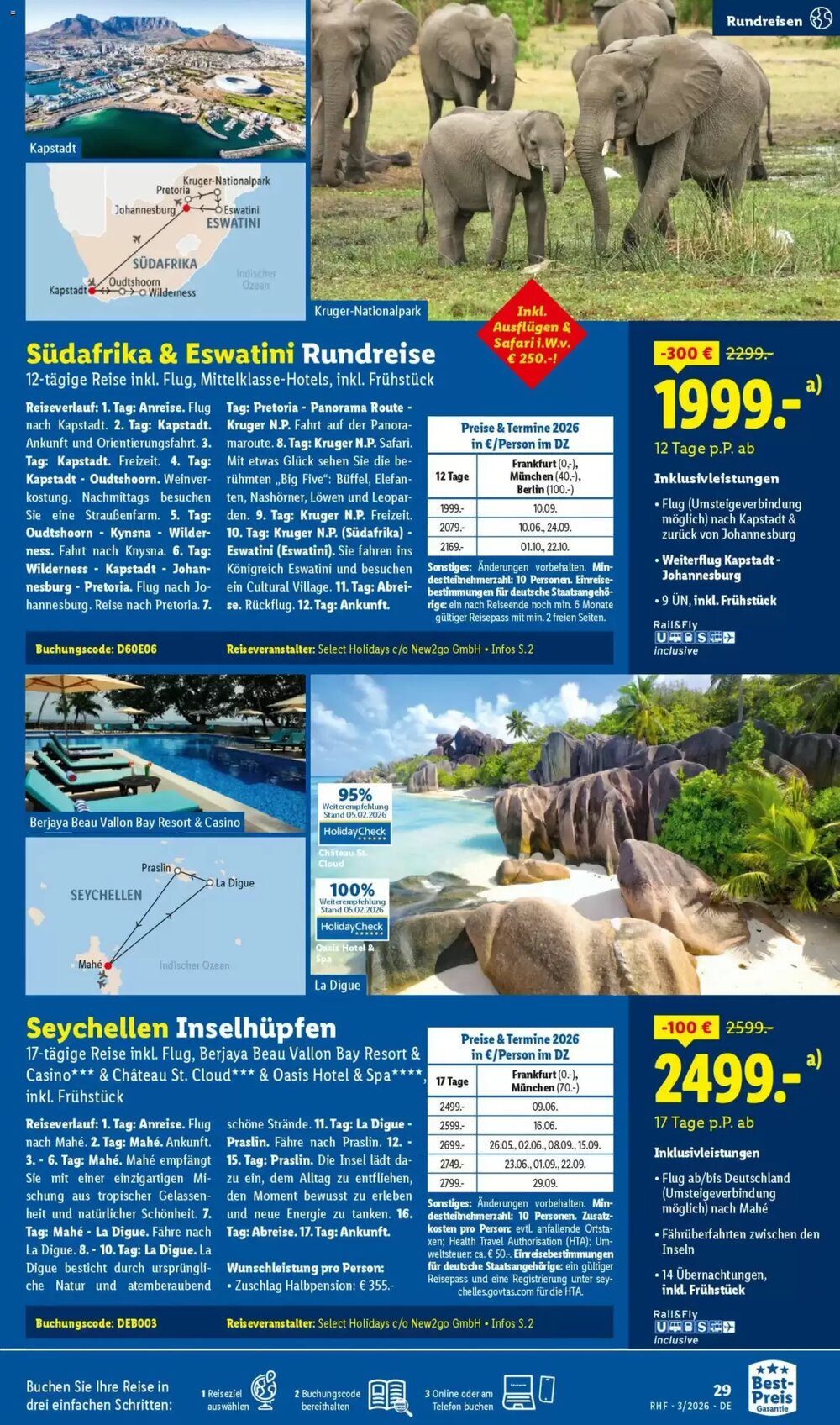 Lidl Reisen Prospekt (ab 28.02.2026) zum Blättern - Seite 29