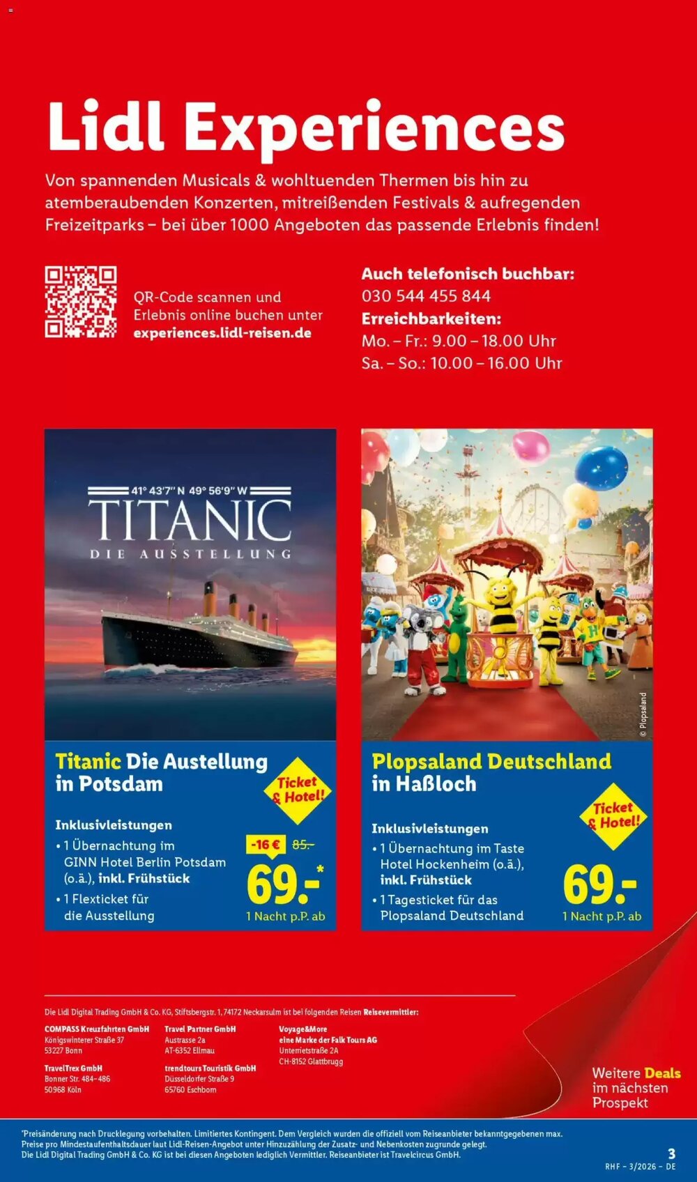 Lidl Reisen Prospekt (ab 28.02.2026) zum Blättern - Seite 3