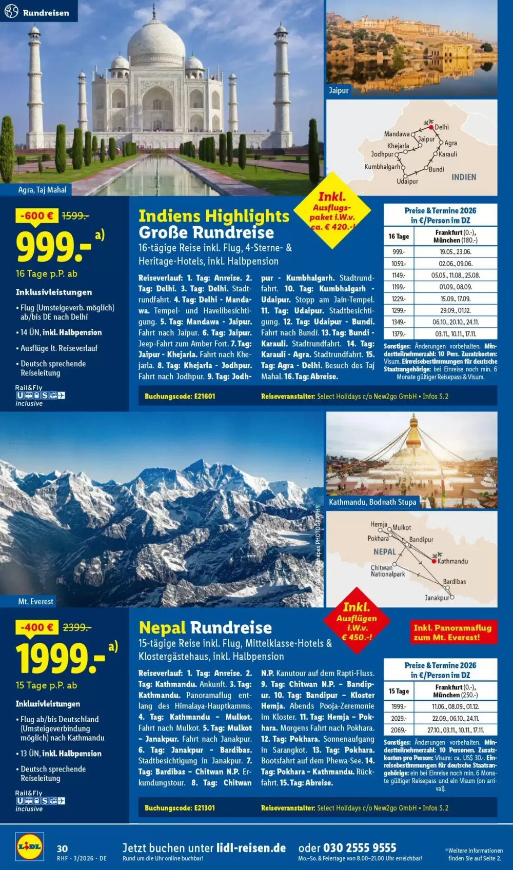 Lidl Reisen Prospekt (ab 28.02.2026) zum Blättern - Seite 30