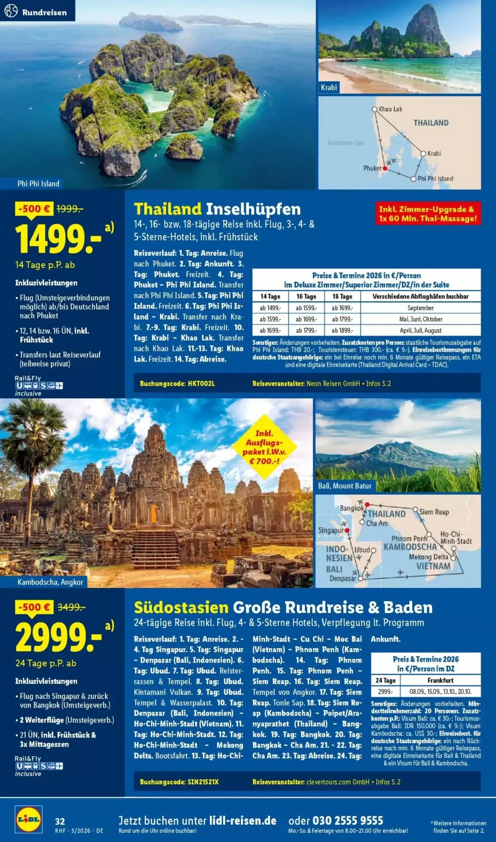 Lidl Reisen Prospekt (ab 28.02.2026) zum Blättern - Seite 32