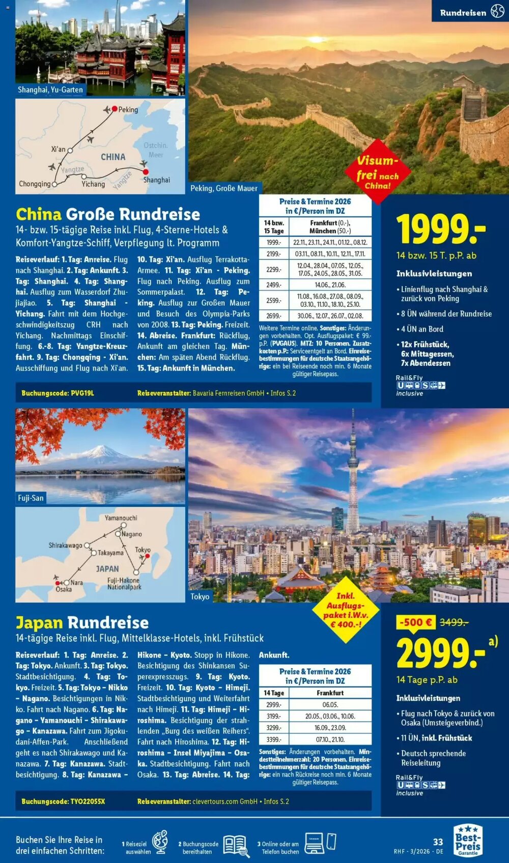 Lidl Reisen Prospekt (ab 28.02.2026) zum Blättern - Seite 33