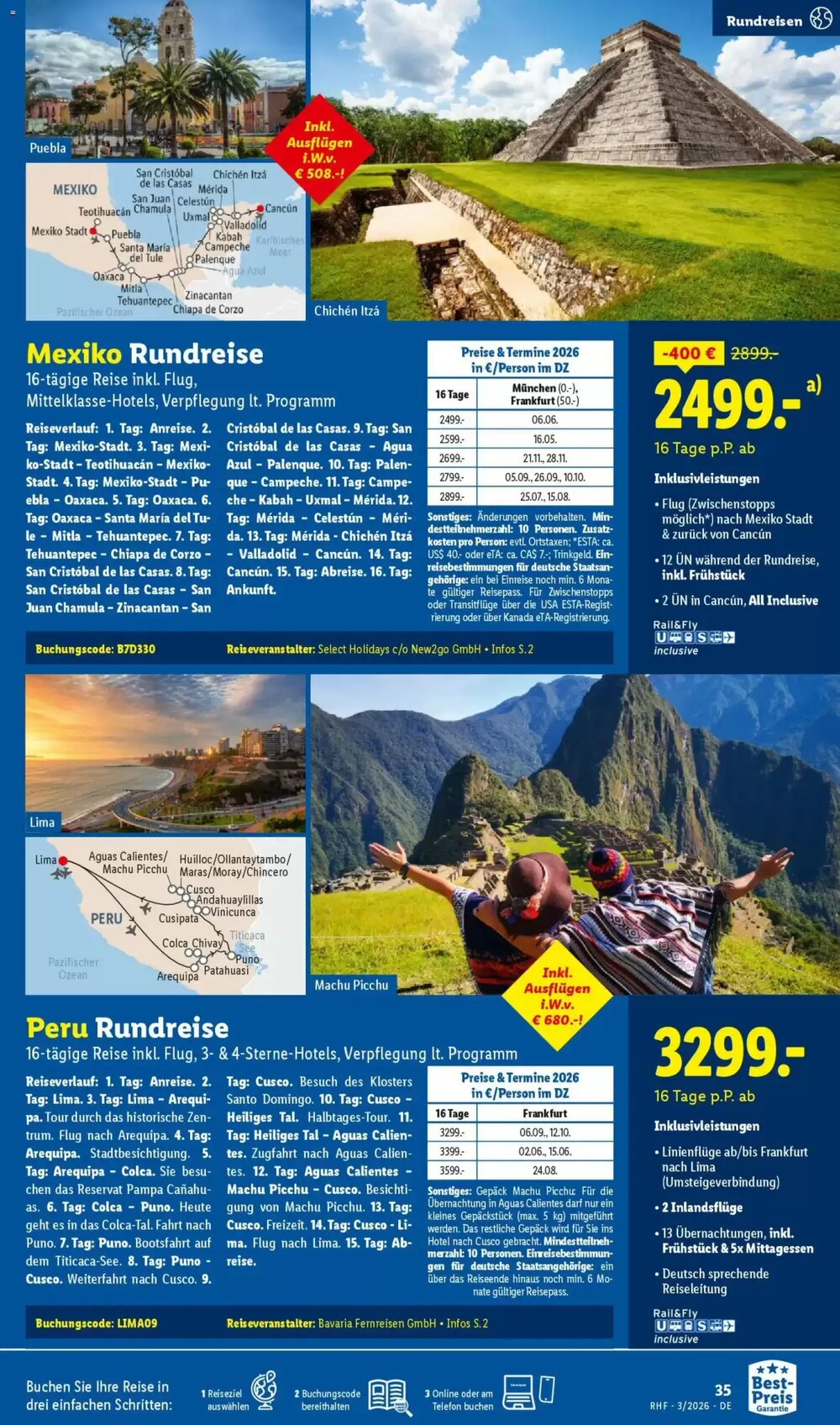 Lidl Reisen Prospekt (ab 28.02.2026) zum Blättern - Seite 35