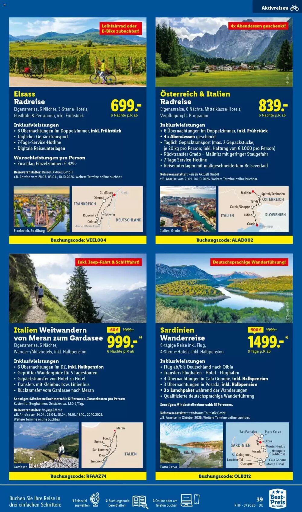 Lidl Reisen Prospekt (ab 28.02.2026) zum Blättern - Seite 39