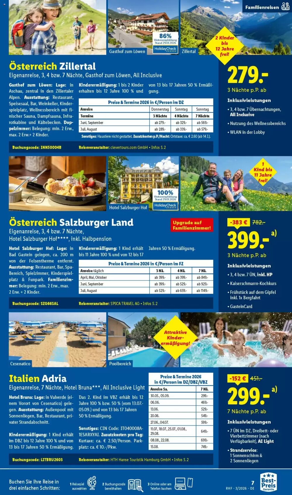 Lidl Reisen Prospekt (ab 28.02.2026) zum Blättern - Seite 7