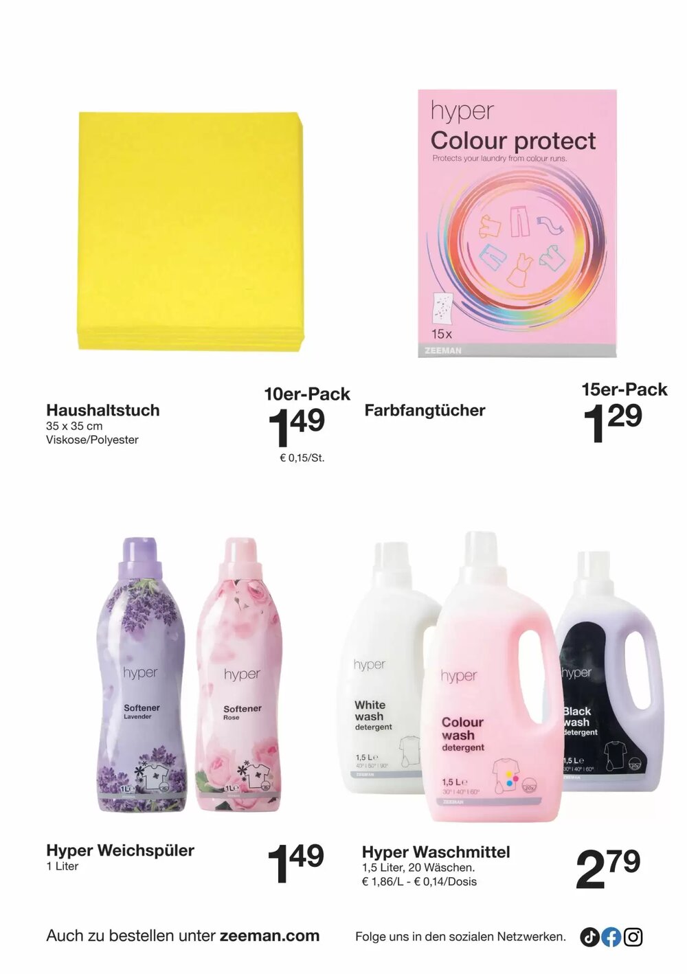 Zeeman Prospekt (ab 28.02.2026) zum Blättern - Seite 38