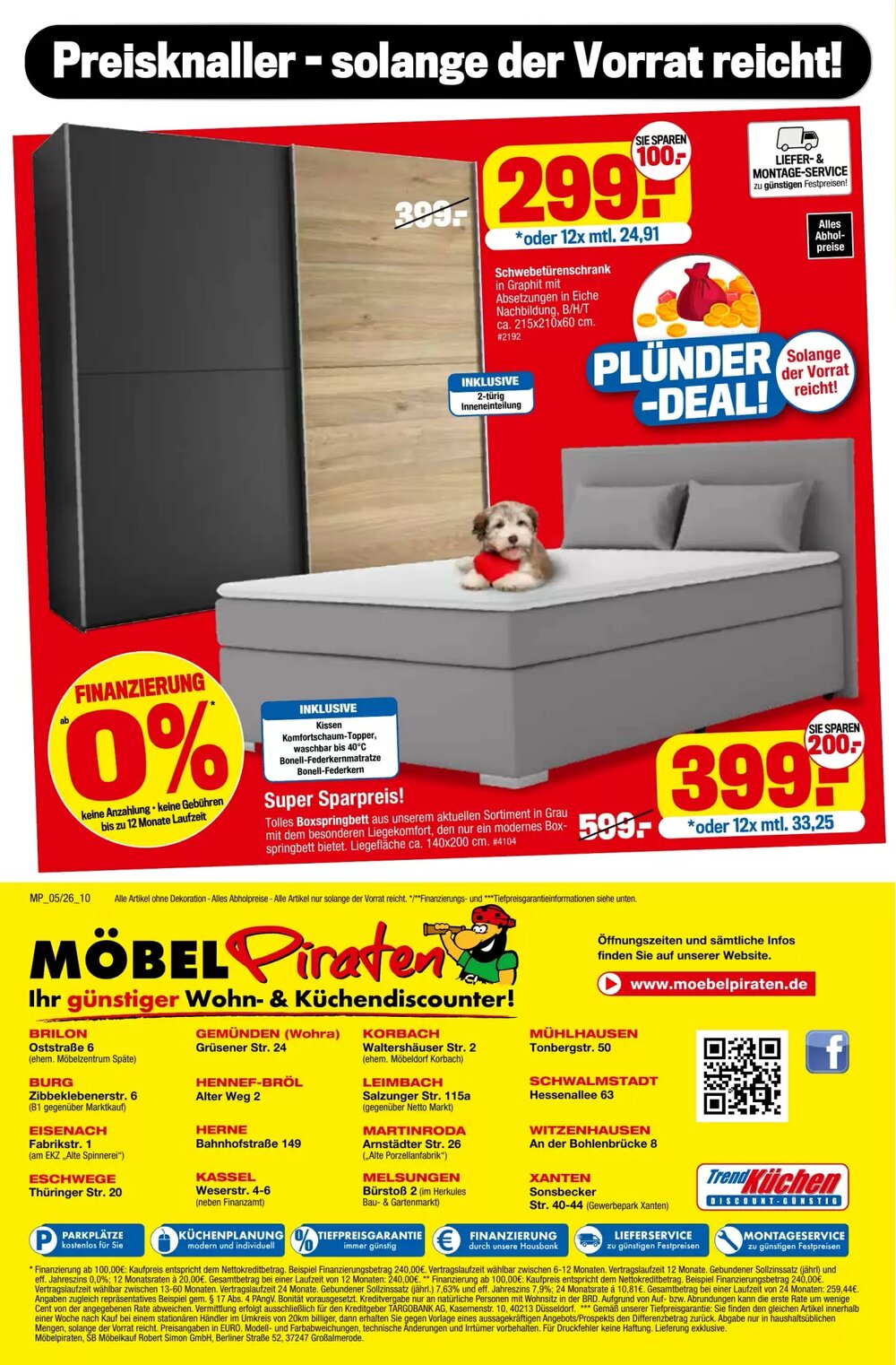 Möbelpiraten Prospekt (ab 28.02.2026) zum Blättern - Seite 10
