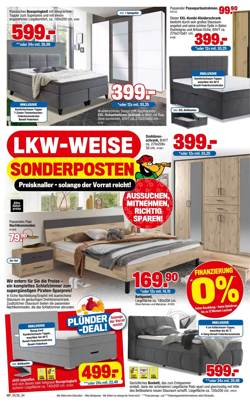 Möbelpiraten Prospekt (ab 28.02.2026) zum Blättern - Seite 4