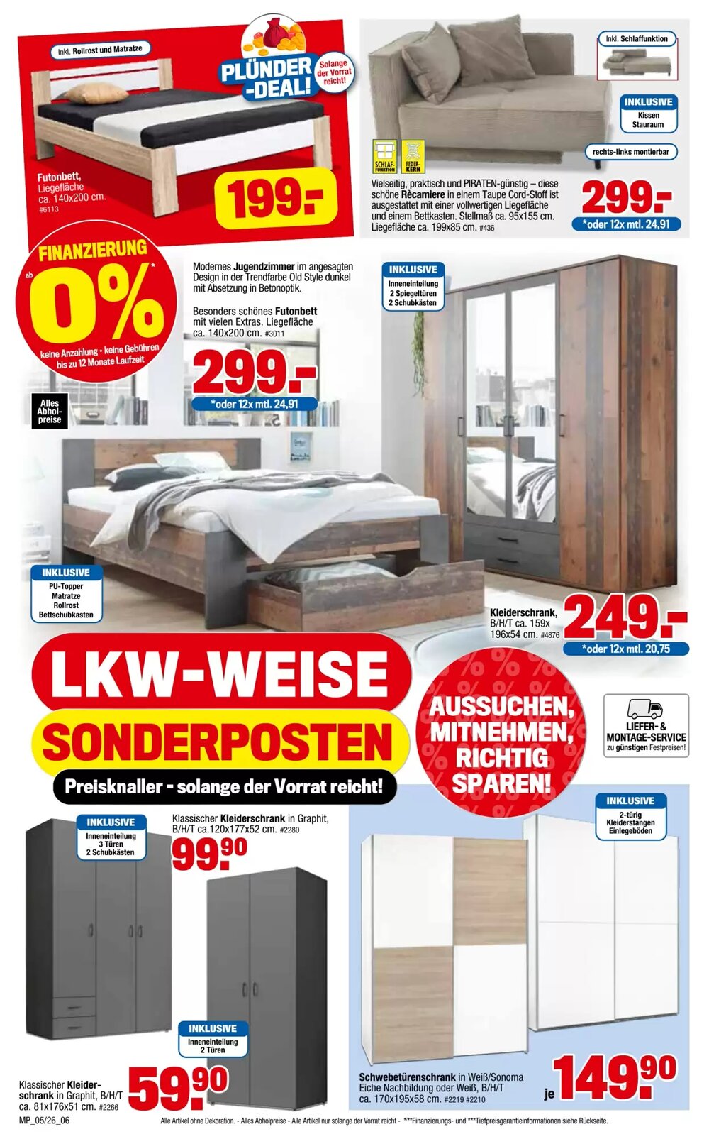 Möbelpiraten Prospekt (ab 28.02.2026) zum Blättern - Seite 6