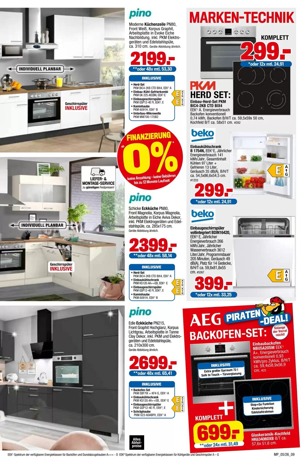 Möbelpiraten Prospekt (ab 28.02.2026) zum Blättern - Seite 9