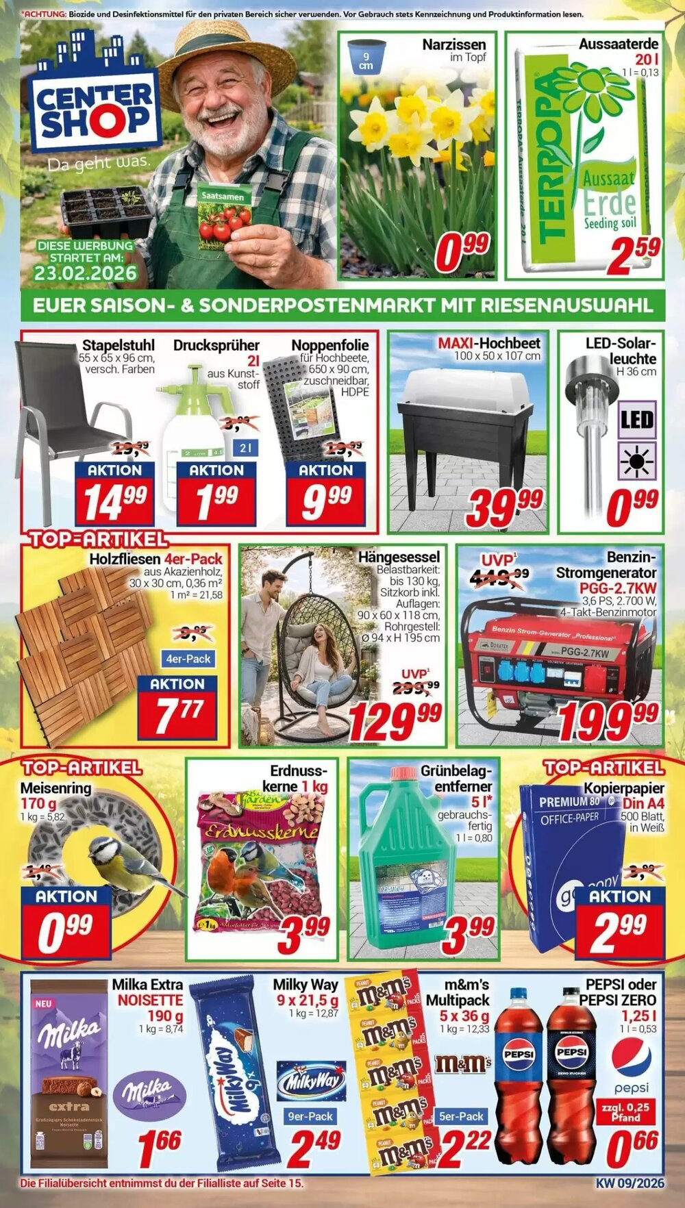 CENTERSHOP Prospekt (ab 28.02.2026) zum Blättern - Seite 1