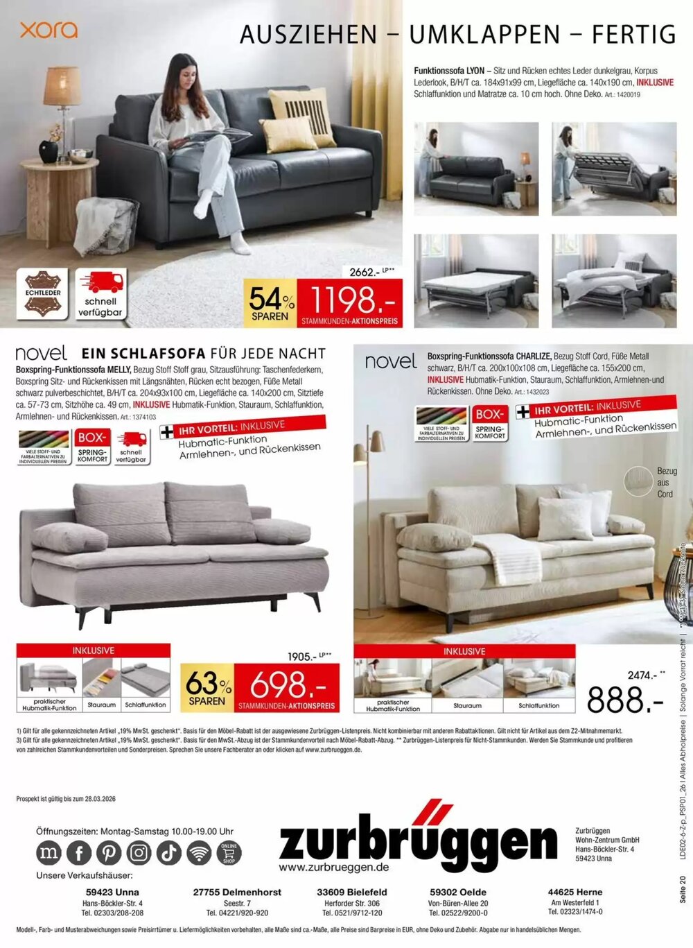Zurbrüggen Prospekt (ab 28.02.2026) zum Blättern - Seite 20