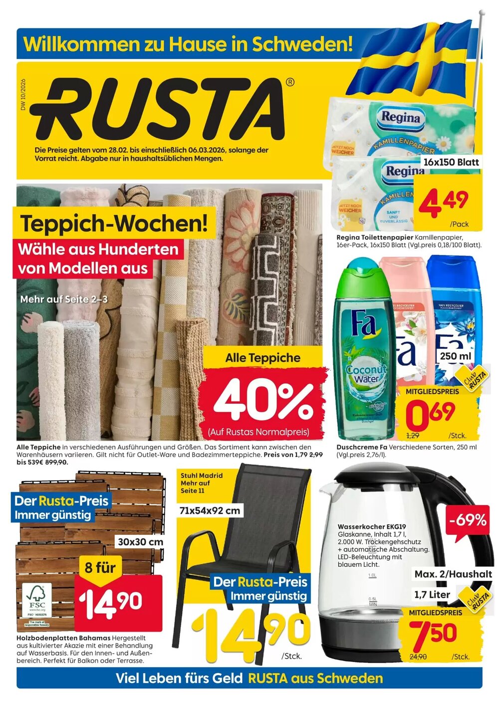 Rusta Prospekt (ab 28.02.2026) zum Blättern - Seite 1