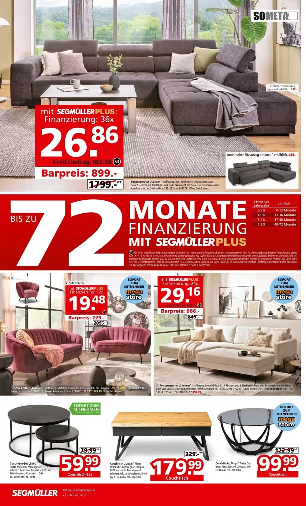 Segmüller Prospekt (ab 28.02.2026) zum Blättern - Seite 2