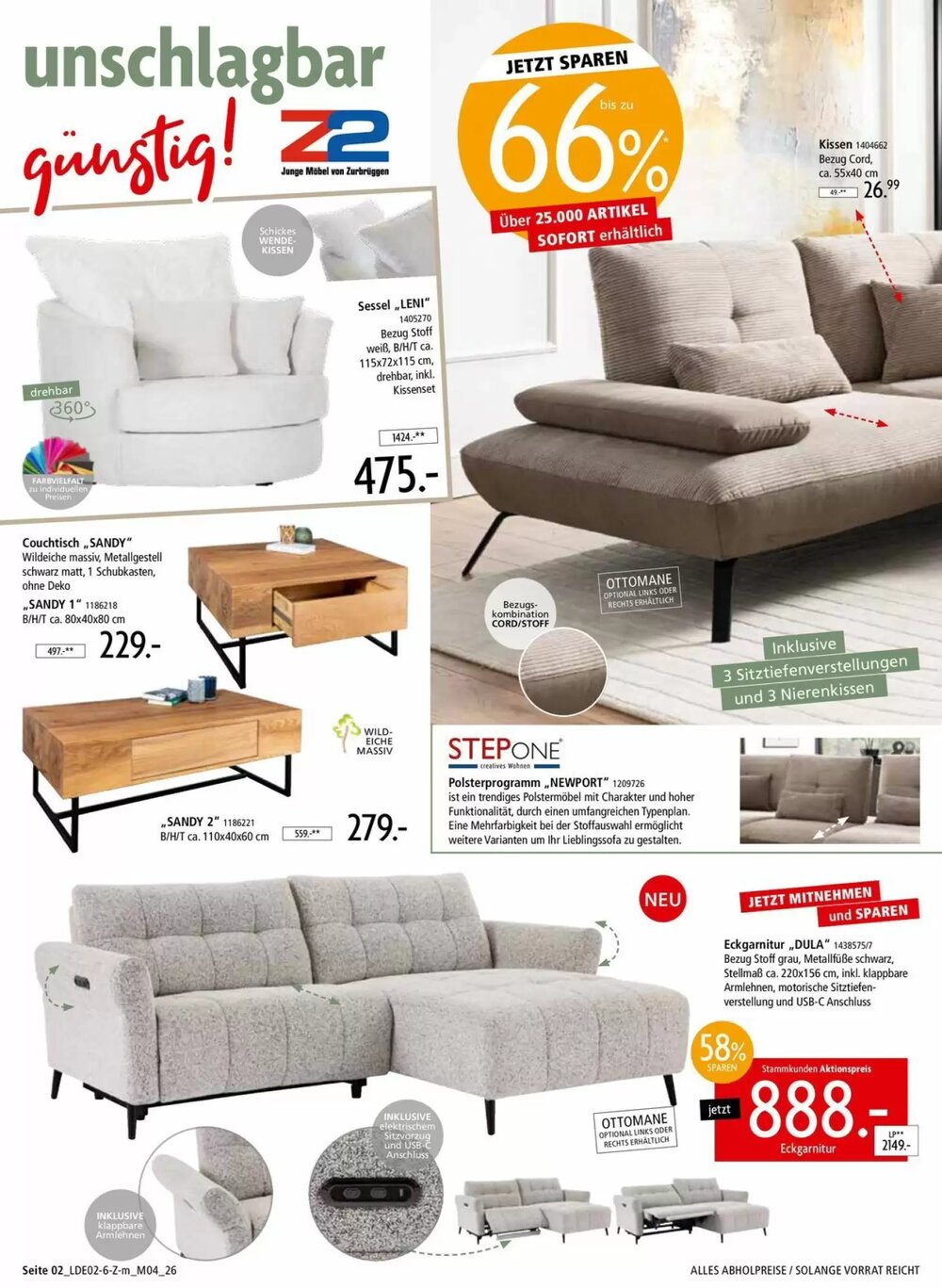 Zurbrüggen Prospekt (ab 28.02.2026) zum Blättern - Seite 2