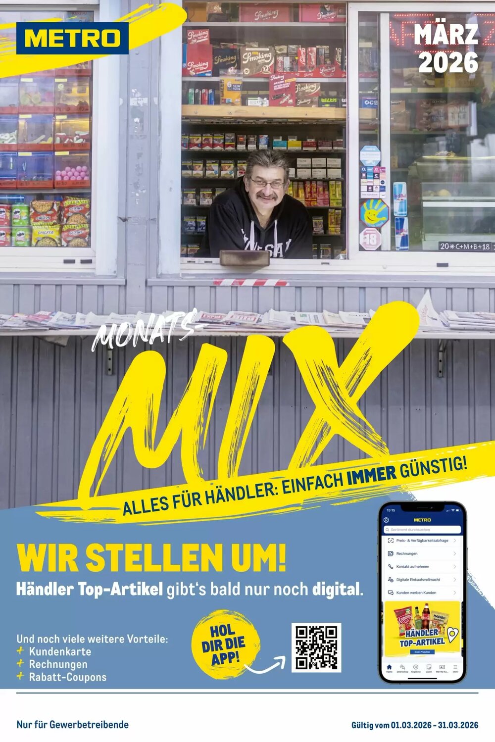 METRO Prospekt (ab 01.03.2026) zum Blättern - Seite 1