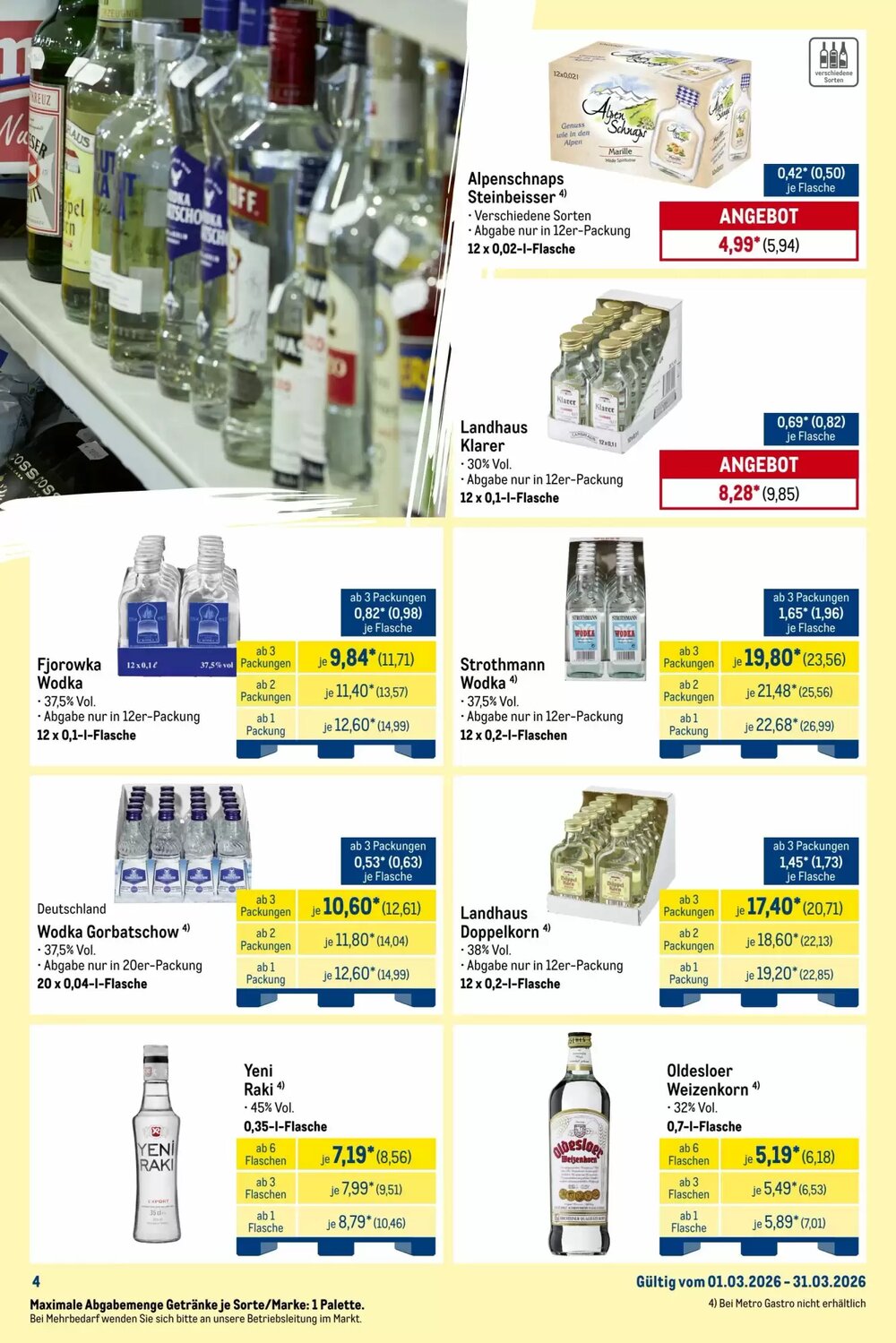 METRO Prospekt (ab 01.03.2026) zum Blättern - Seite 4
