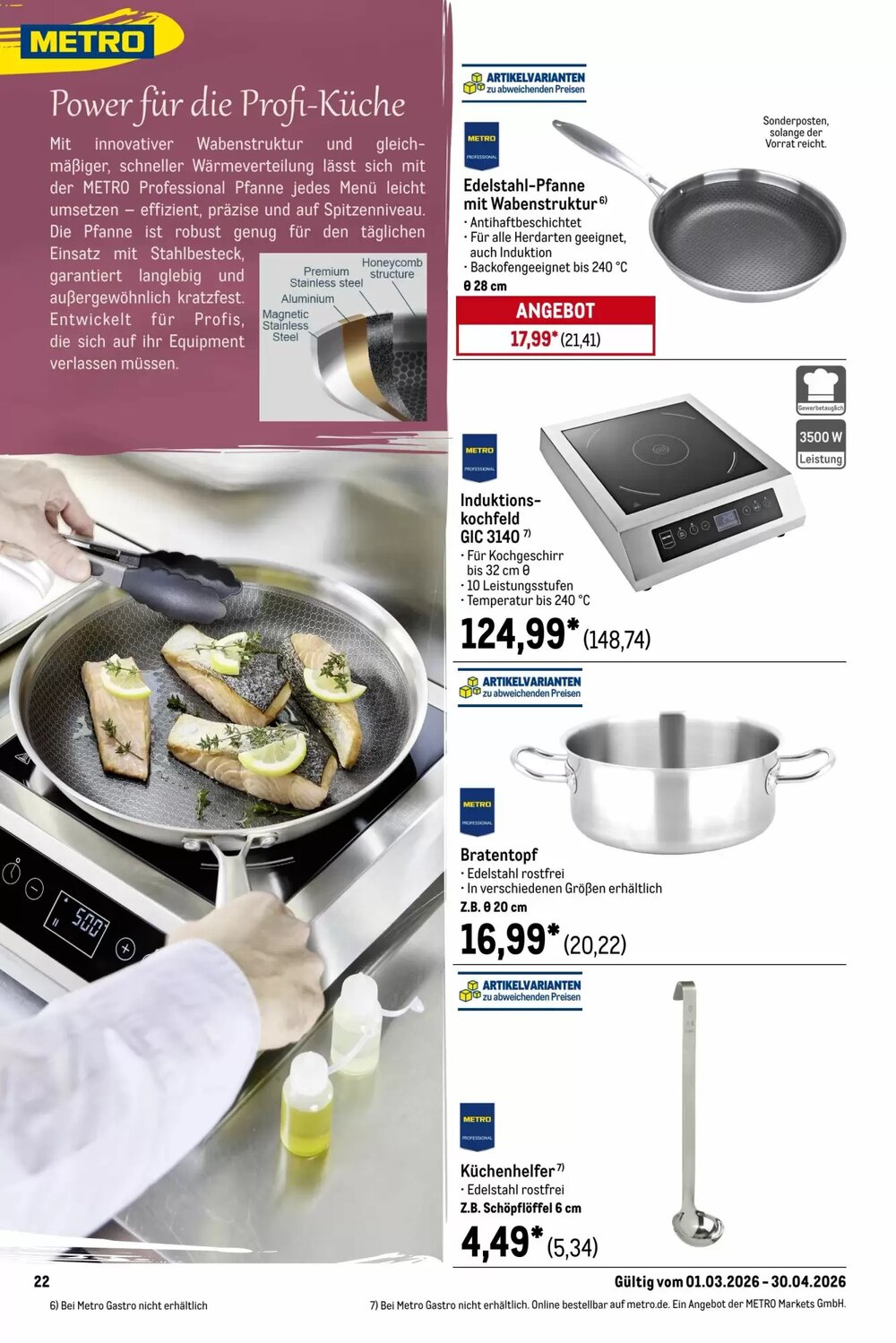 METRO Prospekt (ab 01.03.2026) zum Blättern - Seite 22