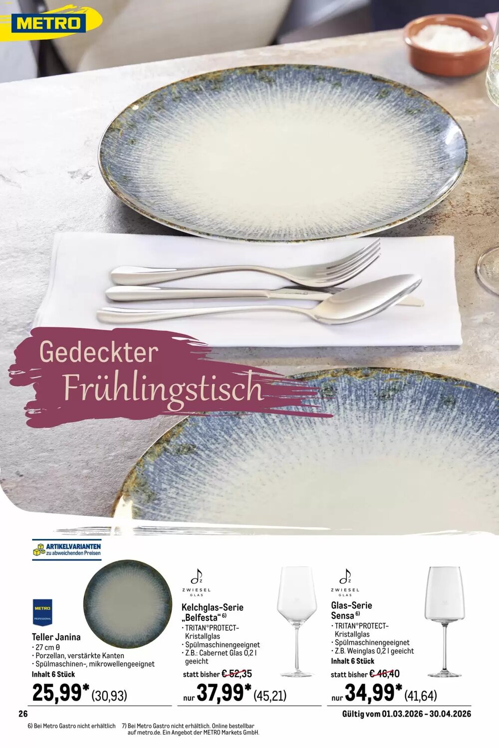 METRO Prospekt (ab 01.03.2026) zum Blättern - Seite 26