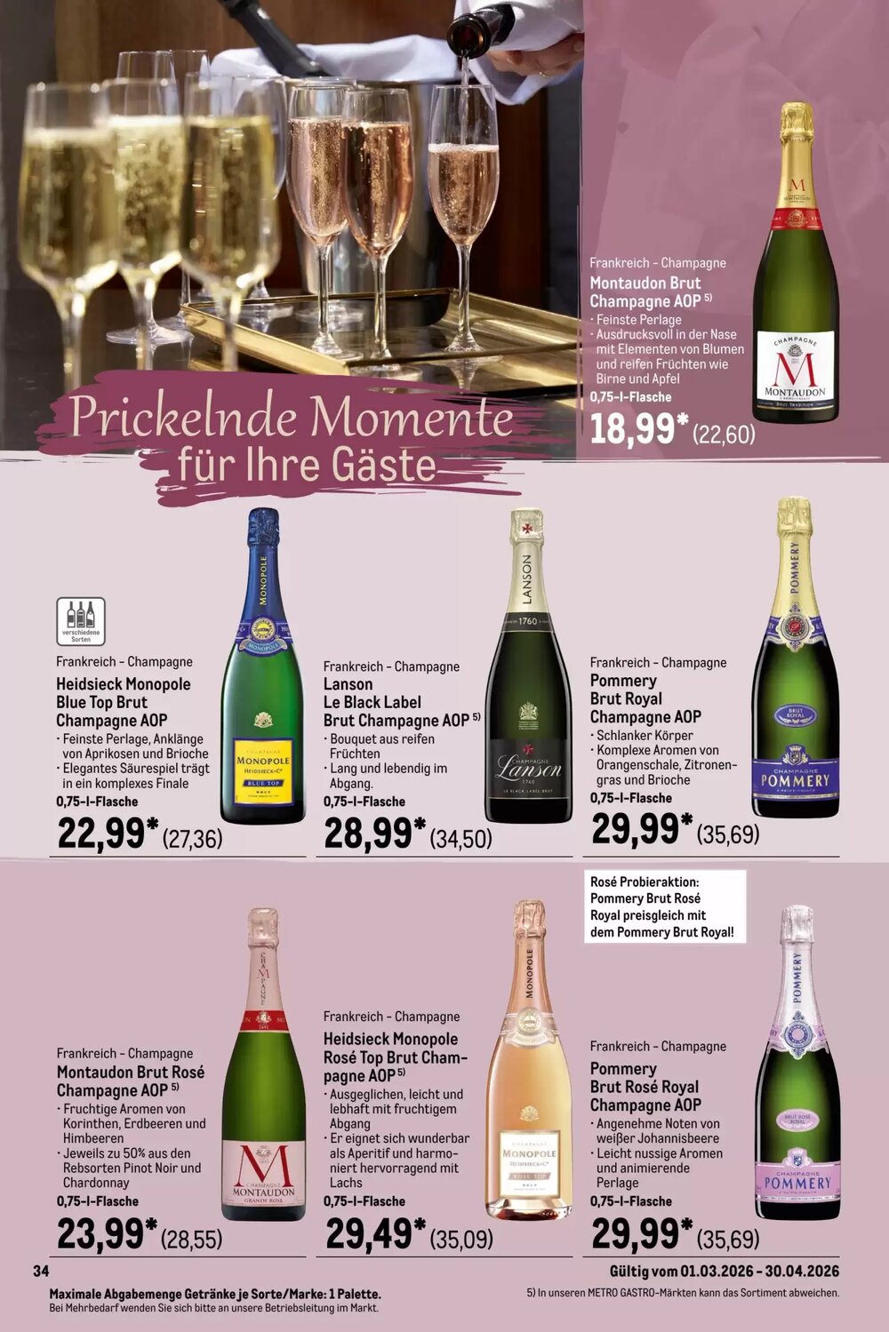 METRO Prospekt (ab 01.03.2026) zum Blättern - Seite 34