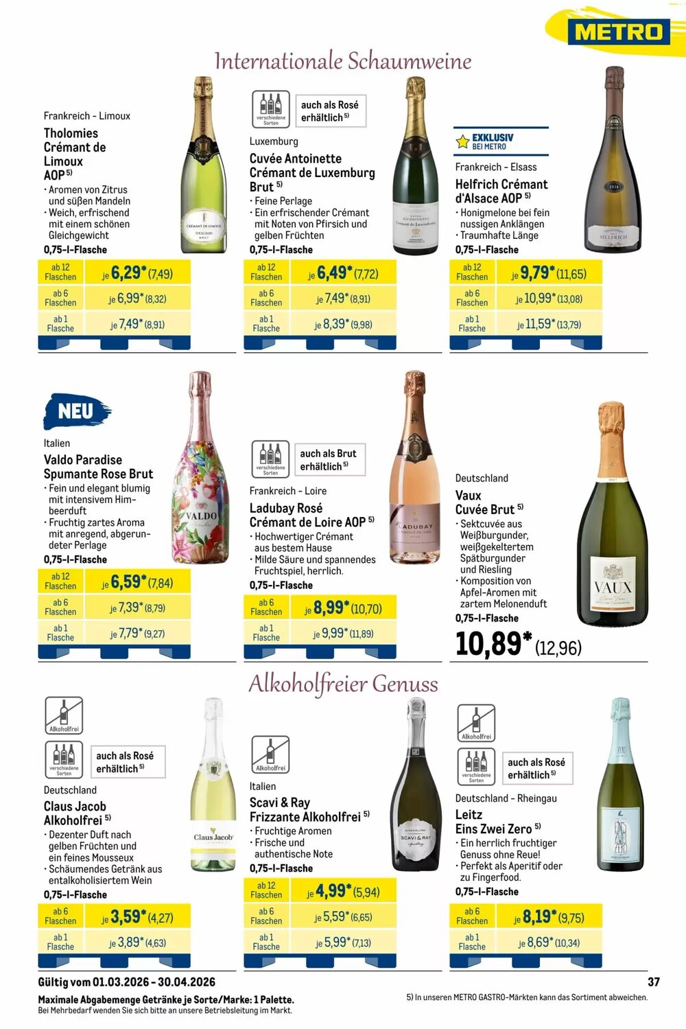 METRO Prospekt (ab 01.03.2026) zum Blättern - Seite 37