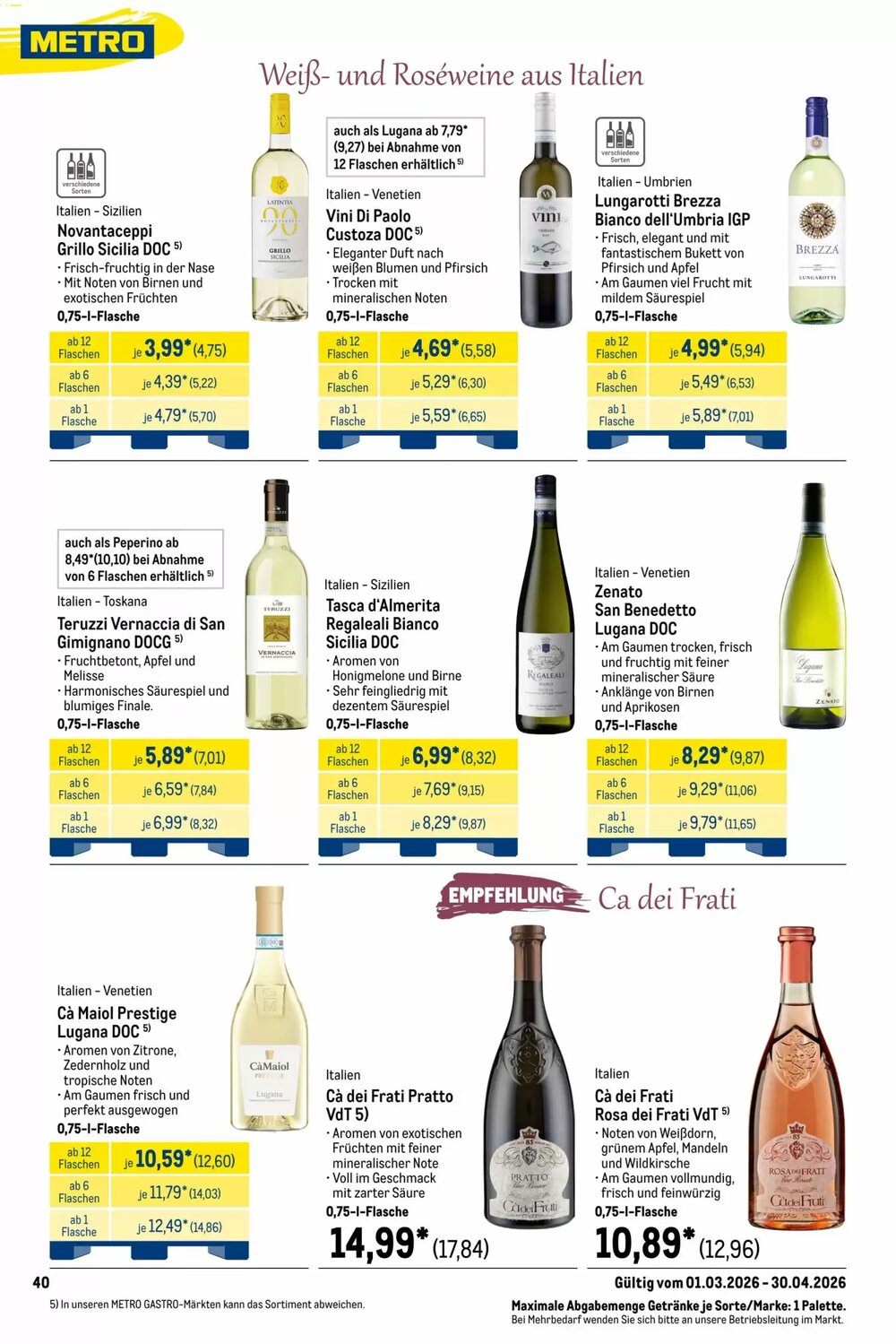 METRO Prospekt (ab 01.03.2026) zum Blättern - Seite 40