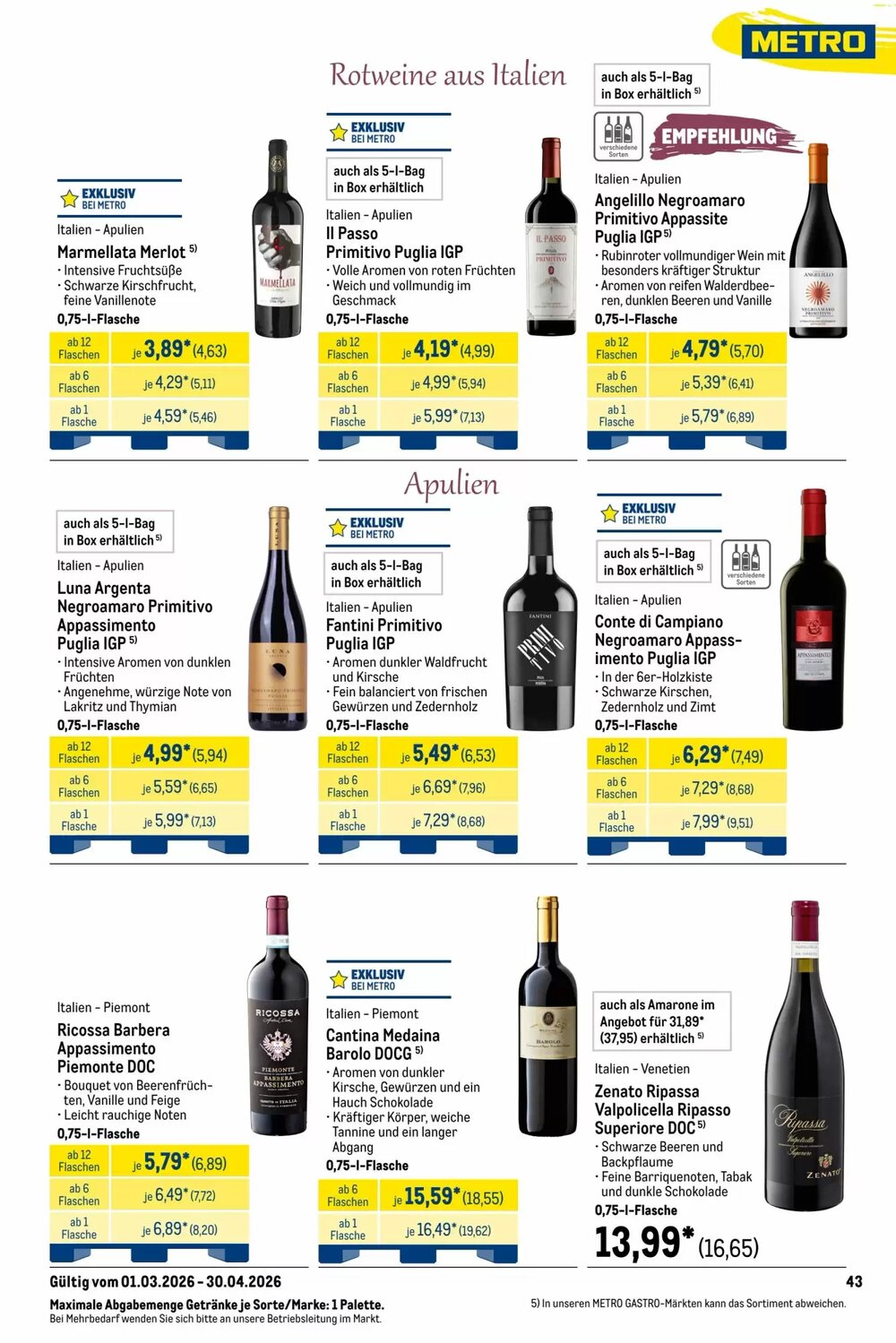METRO Prospekt (ab 01.03.2026) zum Blättern - Seite 43