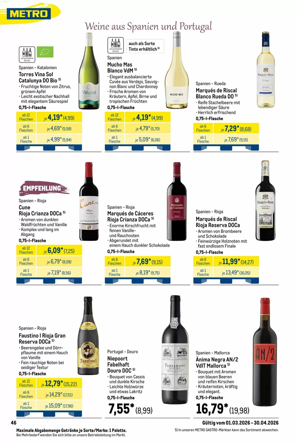 METRO Prospekt (ab 01.03.2026) zum Blättern - Seite 46