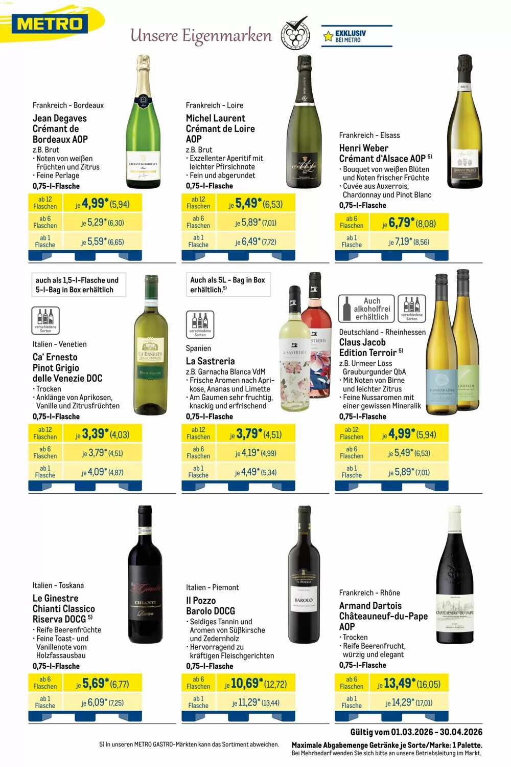 METRO Prospekt (ab 01.03.2026) zum Blättern - Seite 50