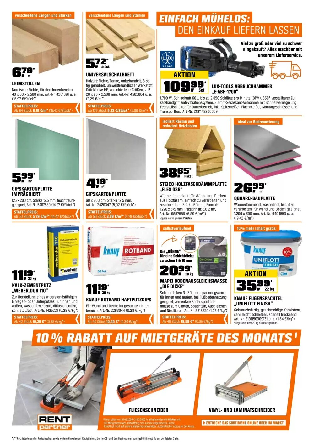 OBI Prospekt (ab 01.03.2026) zum Blättern - Seite 19