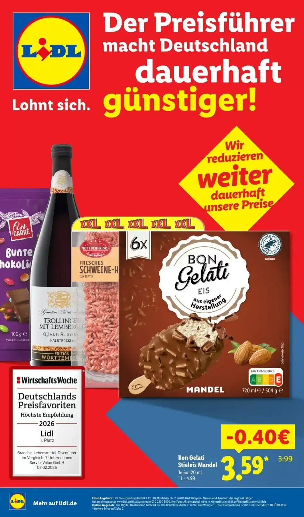 Lidl Ab Wann Versandkostenfrei