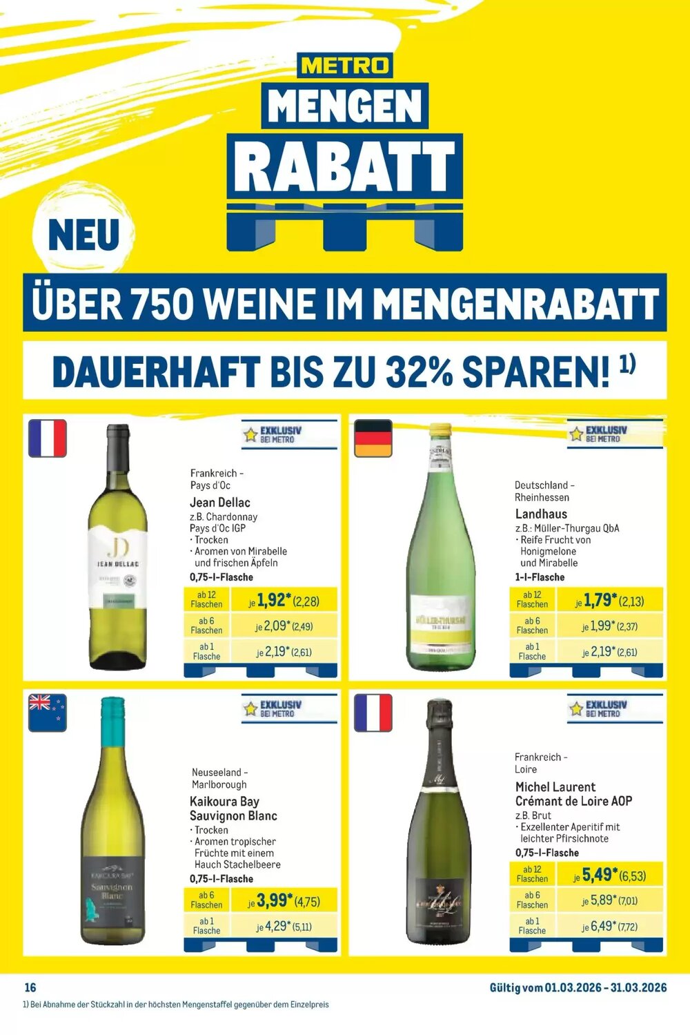 METRO Prospekt (ab 01.03.2026) zum Blättern - Seite 16