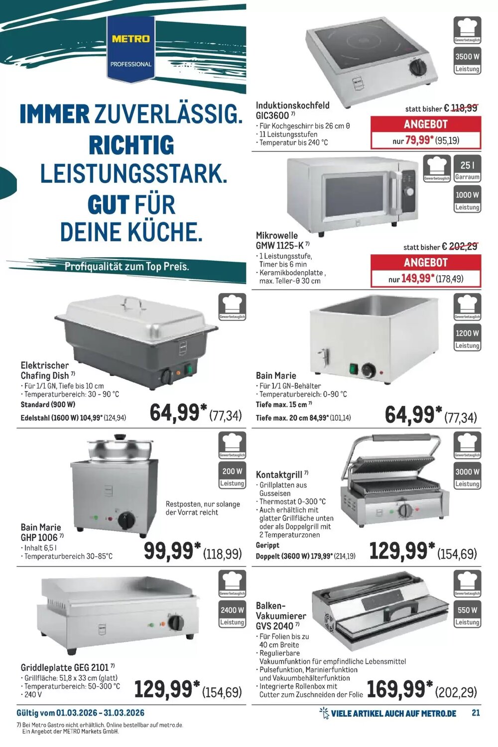 METRO Prospekt (ab 01.03.2026) zum Blättern - Seite 21