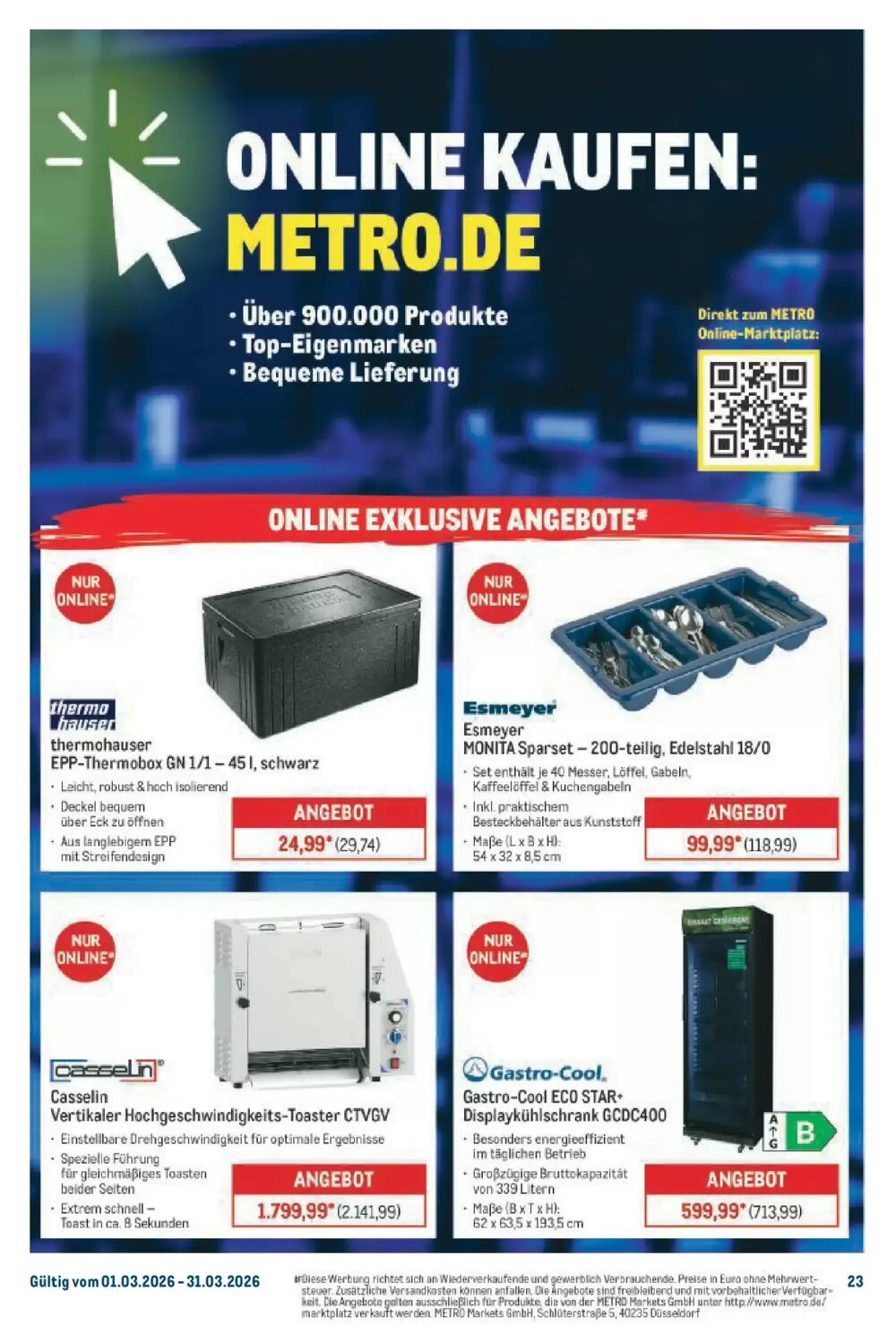 METRO Prospekt (ab 01.03.2026) zum Blättern - Seite 23
