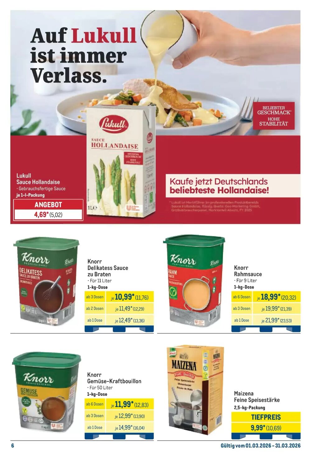 METRO Prospekt (ab 01.03.2026) zum Blättern - Seite 6