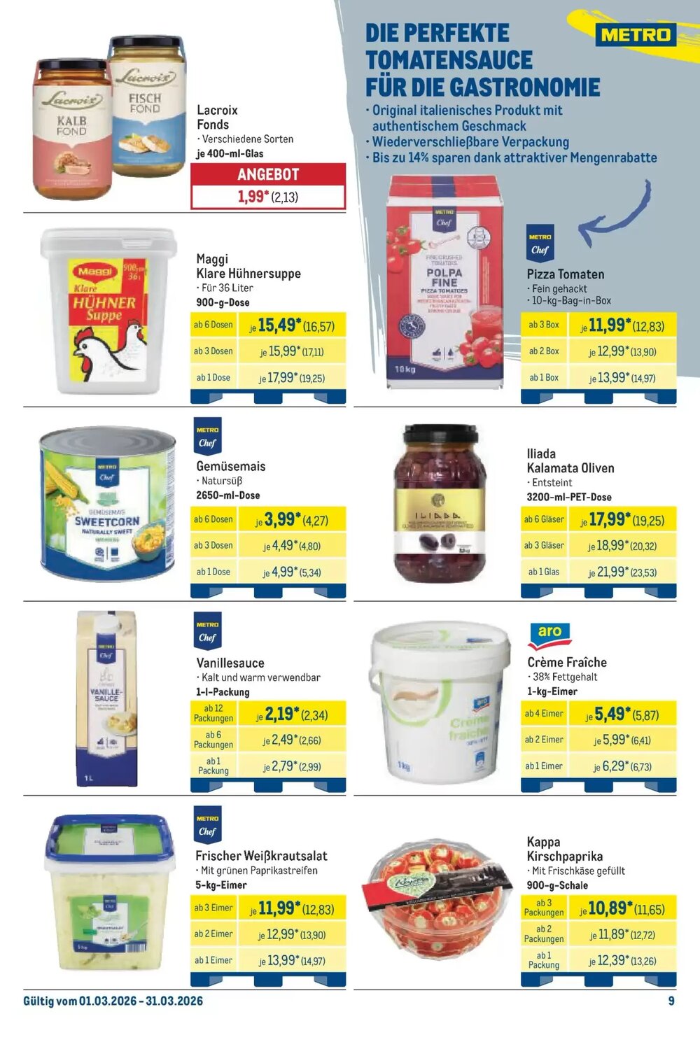 METRO Prospekt (ab 01.03.2026) zum Blättern - Seite 9