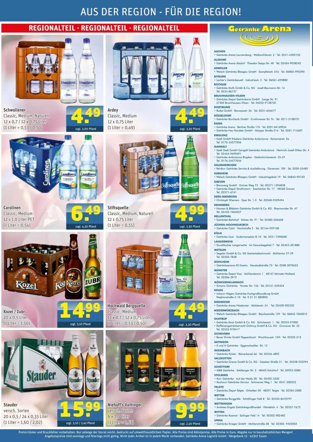 Getränke Arena Prospekt (ab 01.03.2026) zum Blättern - Seite 4