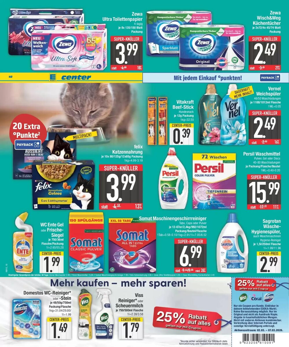 E-Center Prospekt (ab 01.03.2026) zum Blättern - Seite 18