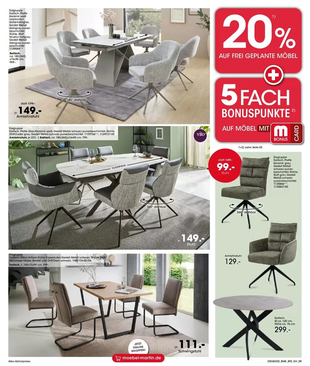 Möbel Martin Prospekt (ab 01.03.2026) zum Blättern - Seite 9
