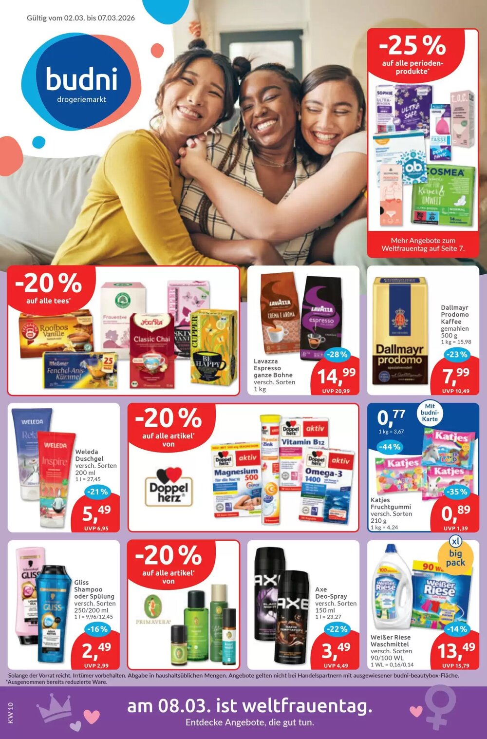 Budni Prospekt (ab 02.03.2026) zum Blättern - Seite 1