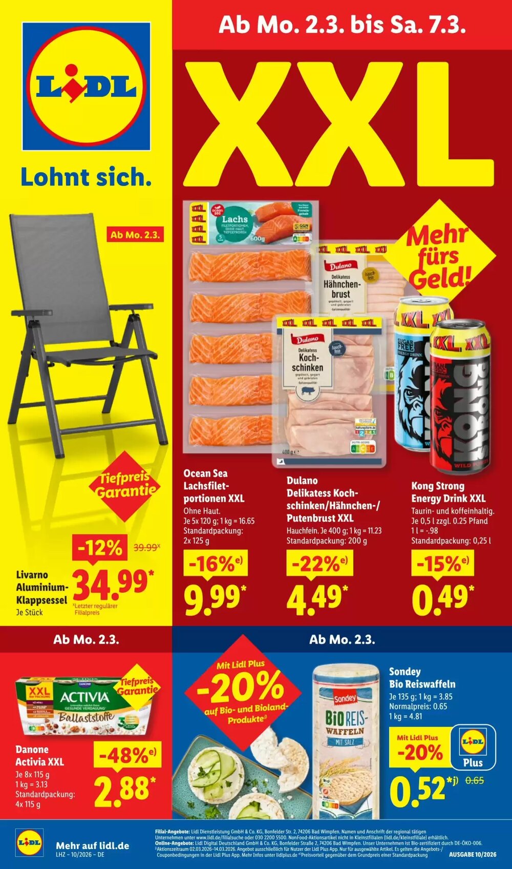 Lidl Prospekt (ab 02.03.2026) zum Blättern - Seite 1