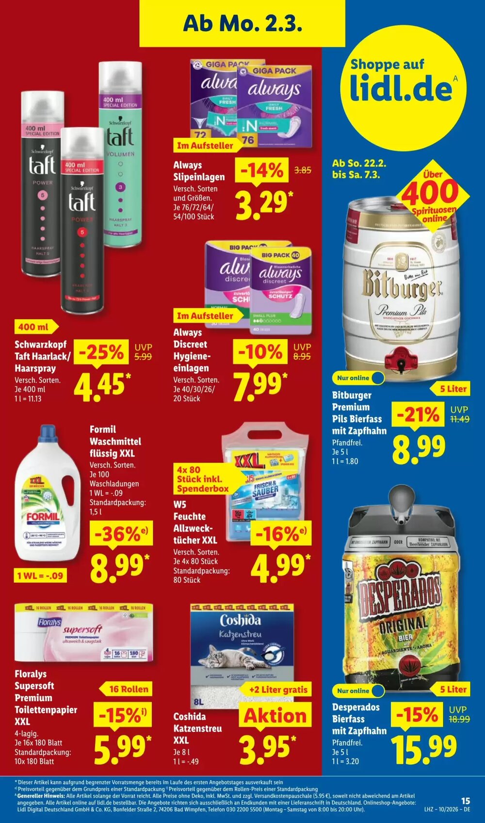 Lidl Prospekt (ab 02.03.2026) zum Blättern - Seite 33