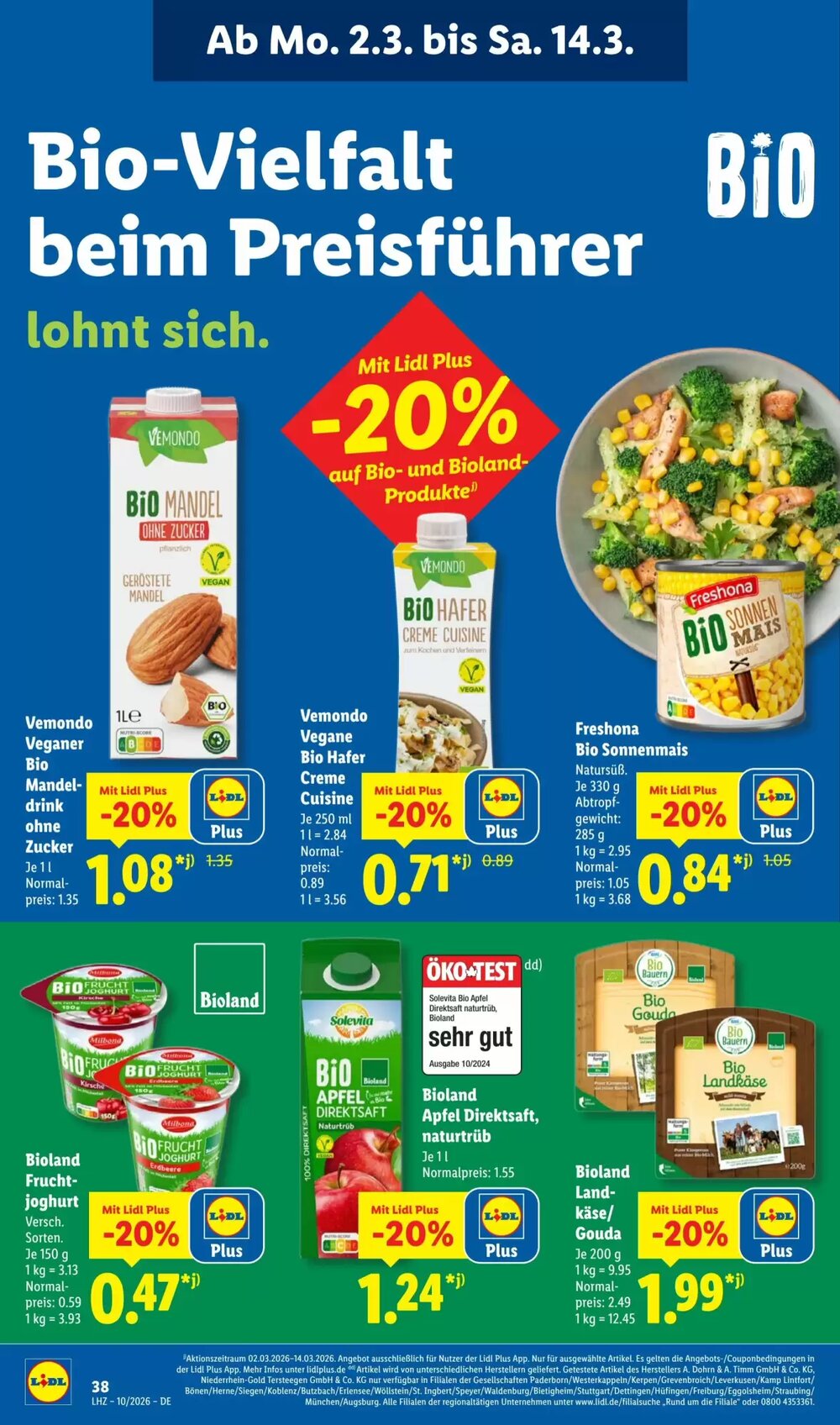 Lidl Prospekt (ab 02.03.2026) zum Blättern - Seite 62
