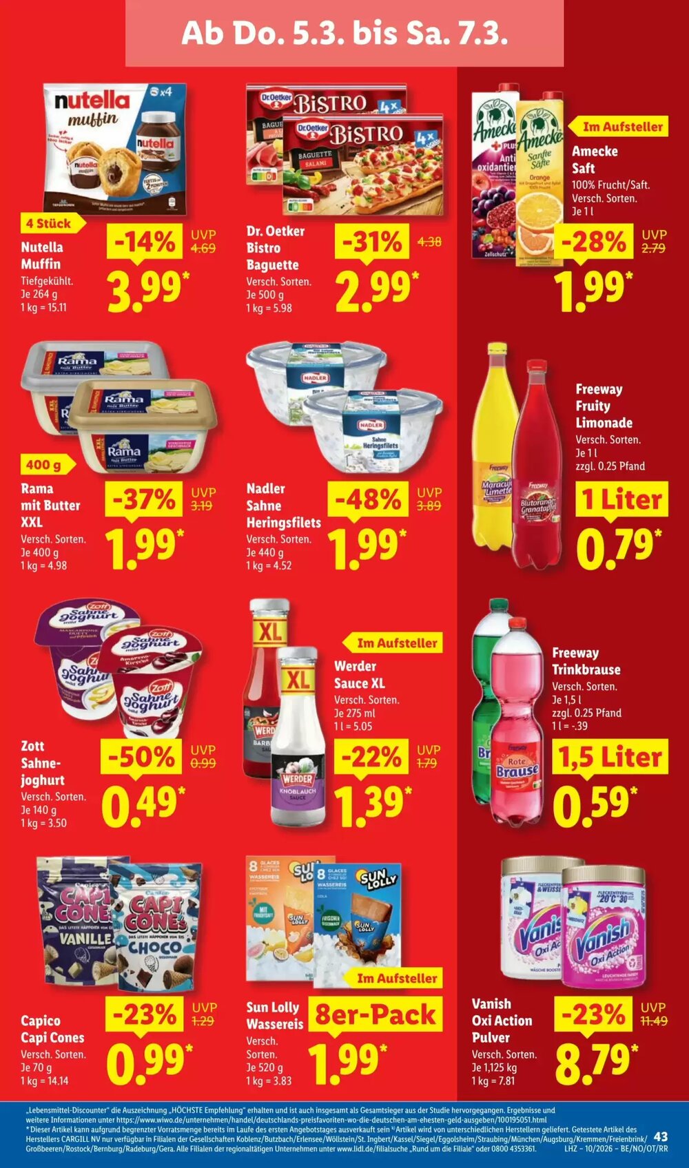 Lidl Prospekt (ab 02.03.2026) zum Blättern - Seite 69