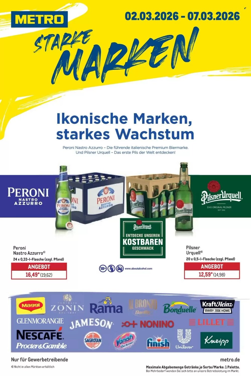 METRO Prospekt (ab 02.03.2026) zum Blättern - Seite 1