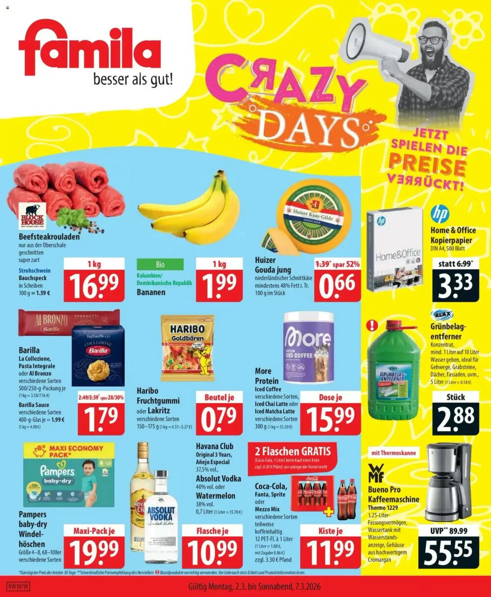 Famila Nord Ost Prospekt (ab 02.03.2026) zum Blättern - Seite 1