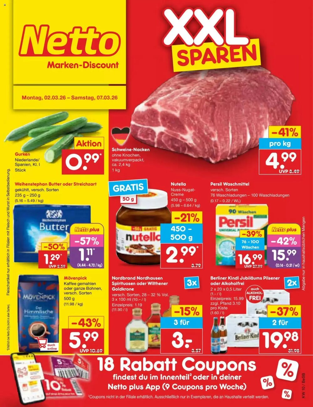 Netto Marken-Discount Prospekt (ab 02.03.2026) zum Blättern - Seite 1