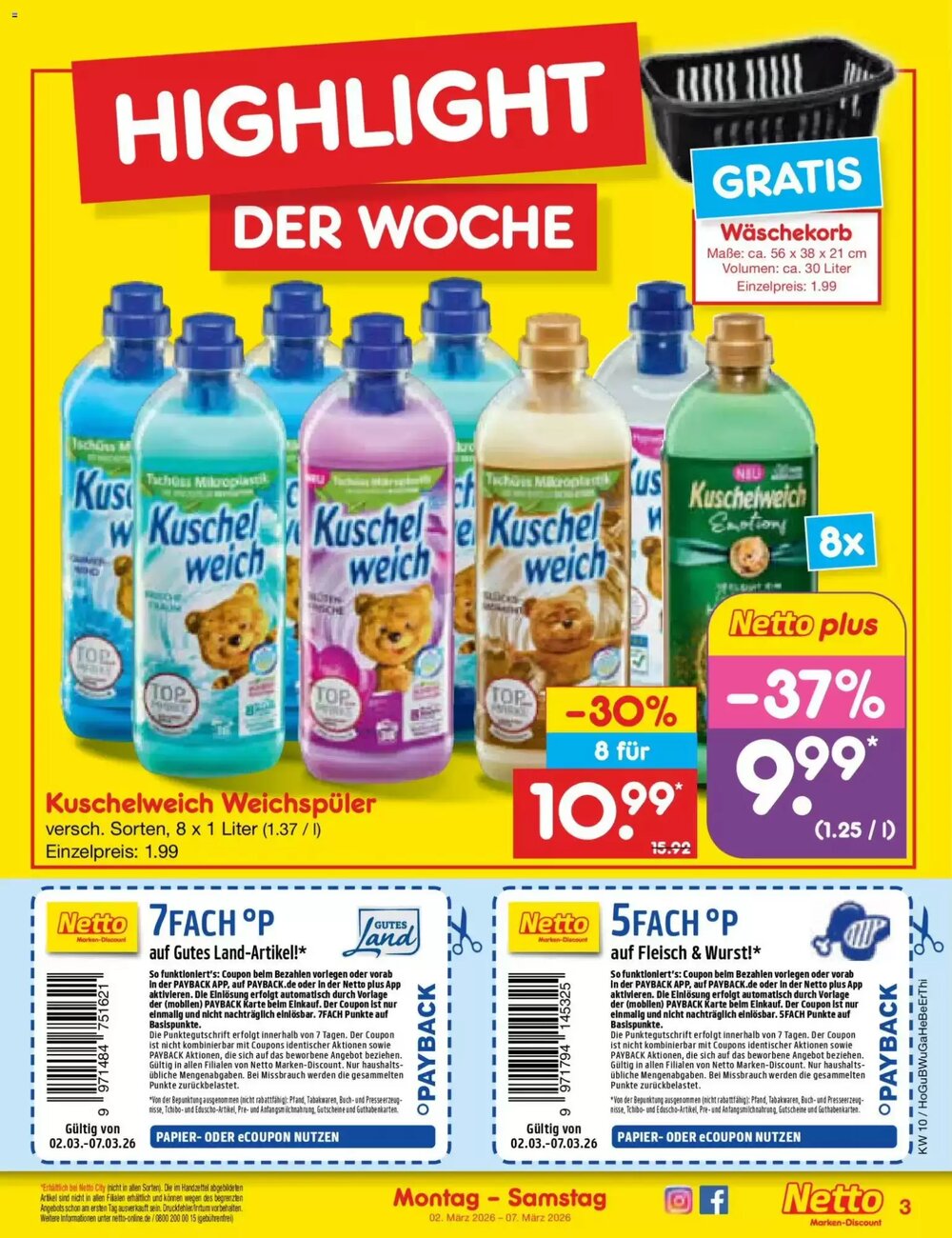 Netto Marken-Discount Prospekt (ab 02.03.2026) zum Blättern - Seite 3