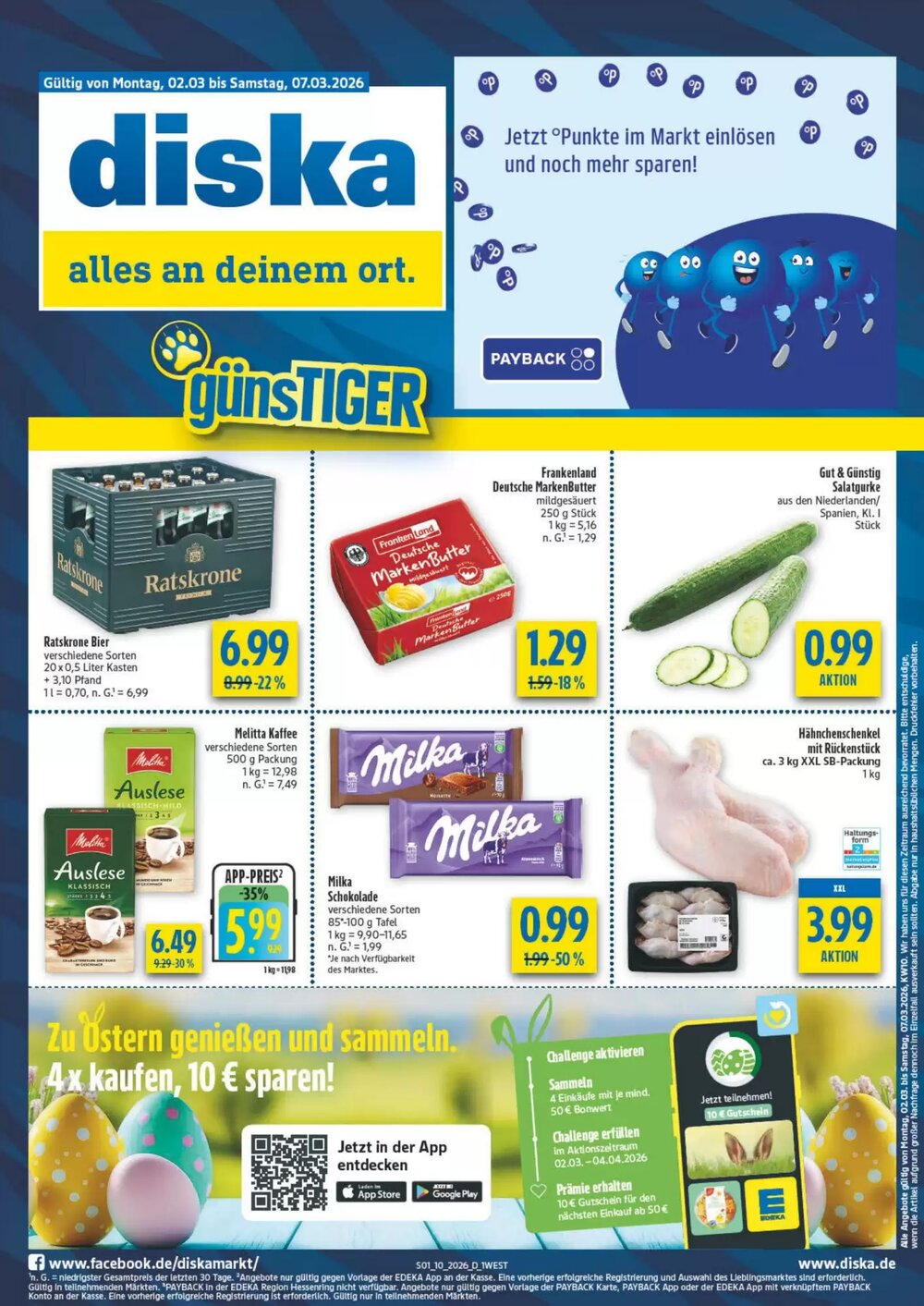 diska Prospekt (ab 02.03.2026) zum Blättern - Seite 1