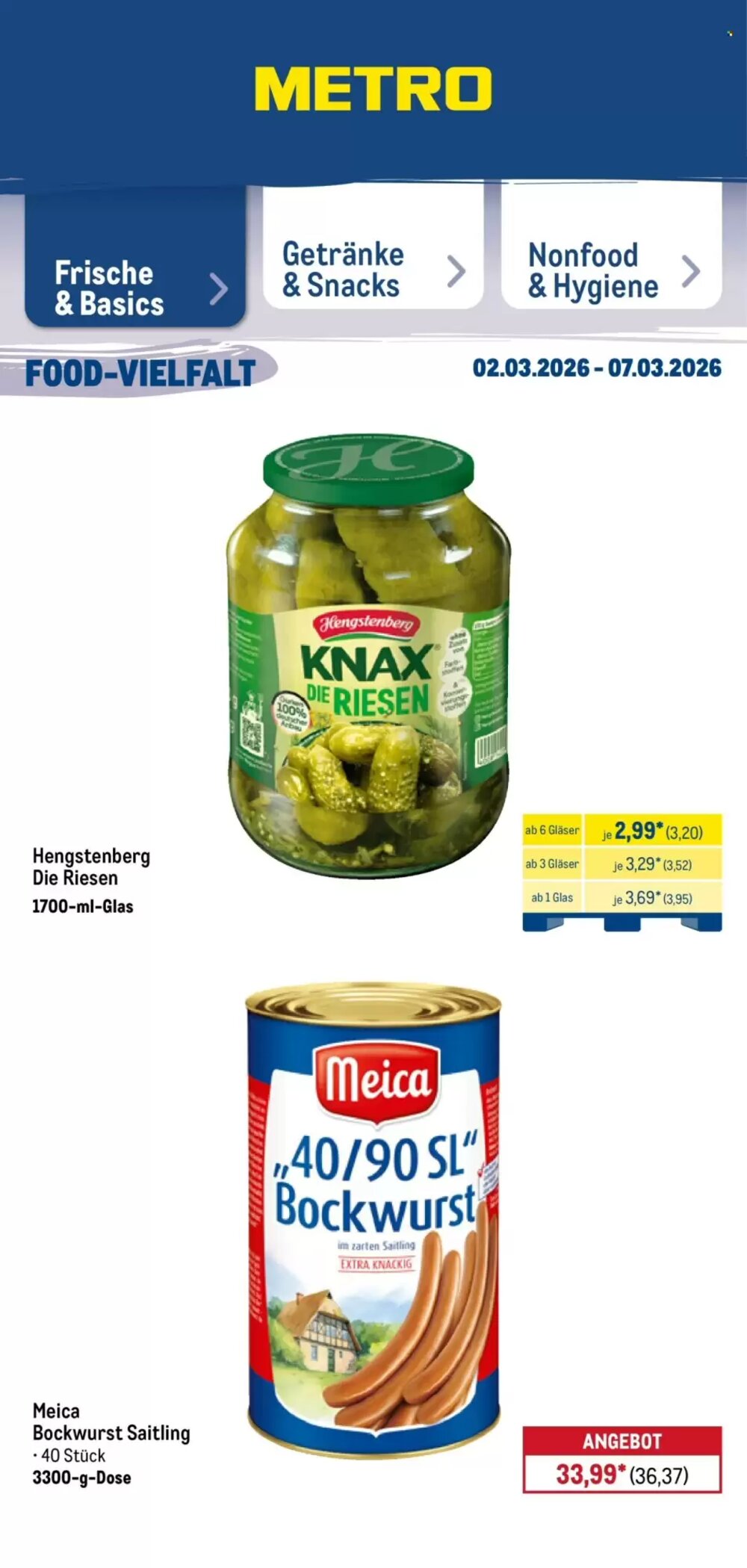 METRO Prospekt (ab 02.03.2026) zum Blättern - Seite 21