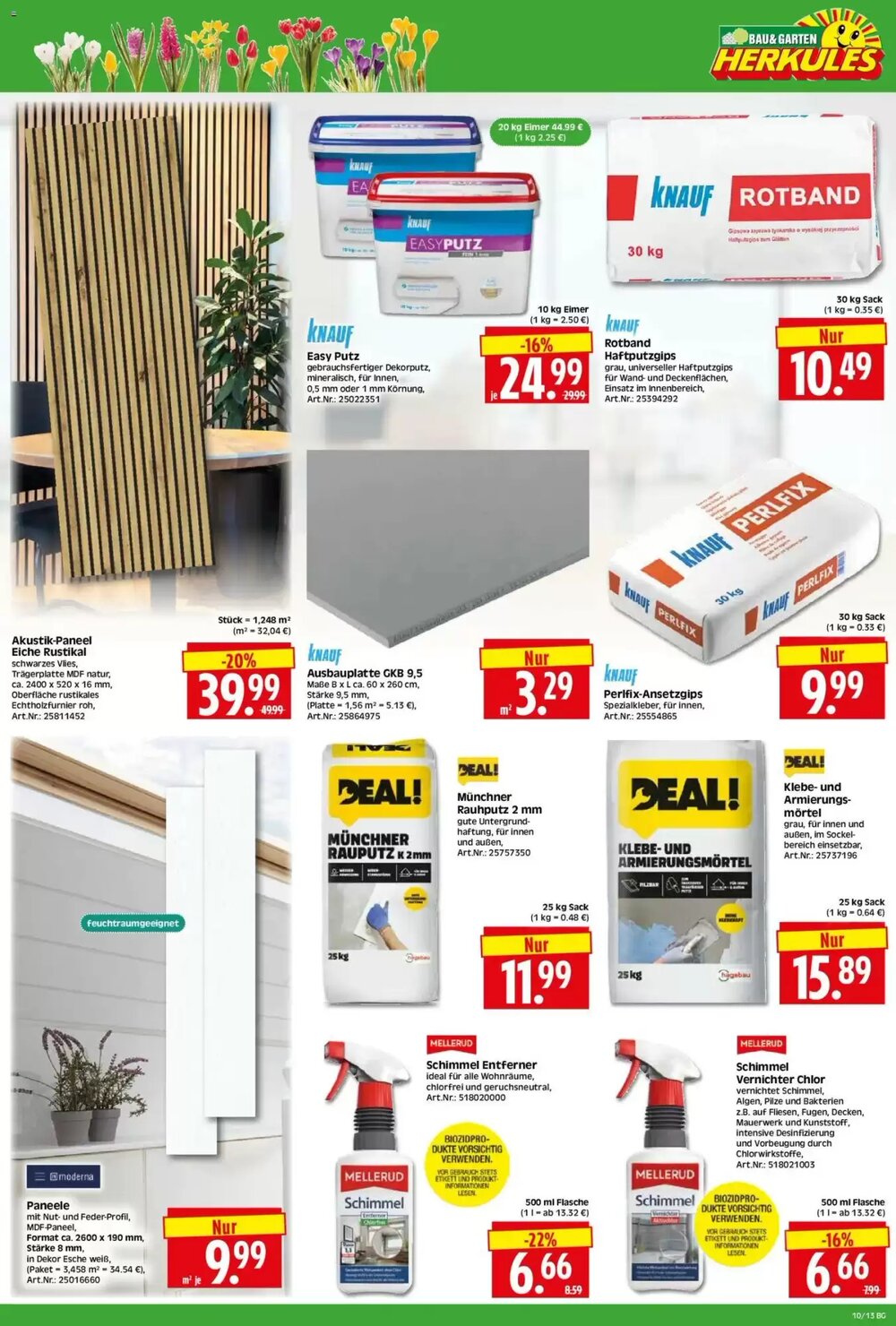 Herkules Baumarkt Prospekt (ab 02.03.2026) zum Blättern - Seite 13